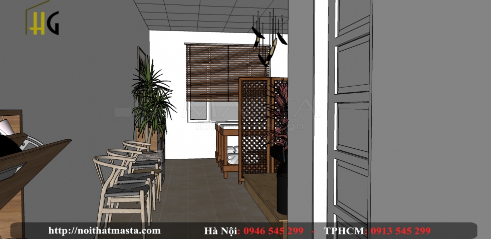 thiết kế mini spa